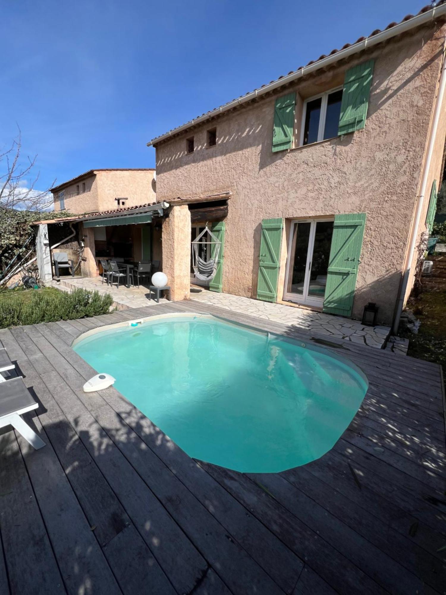 Villa Sur La Cote D'Azur Avec Piscine 卢普河畔拉科尔 外观 照片